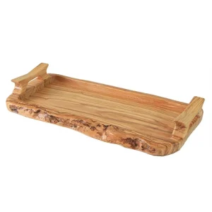 سینی چوبی با دستگیره چوبی